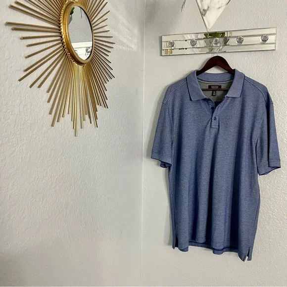 Nordstrom Mens Shop Baby Blue Blue Polo - Picture 2 of 11